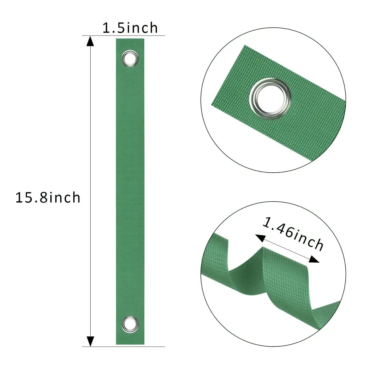 FCENDS Tree Support Straps for Staking, 8 PCS Green | 39.9 cm (15.8 In) Nylon - view 7
