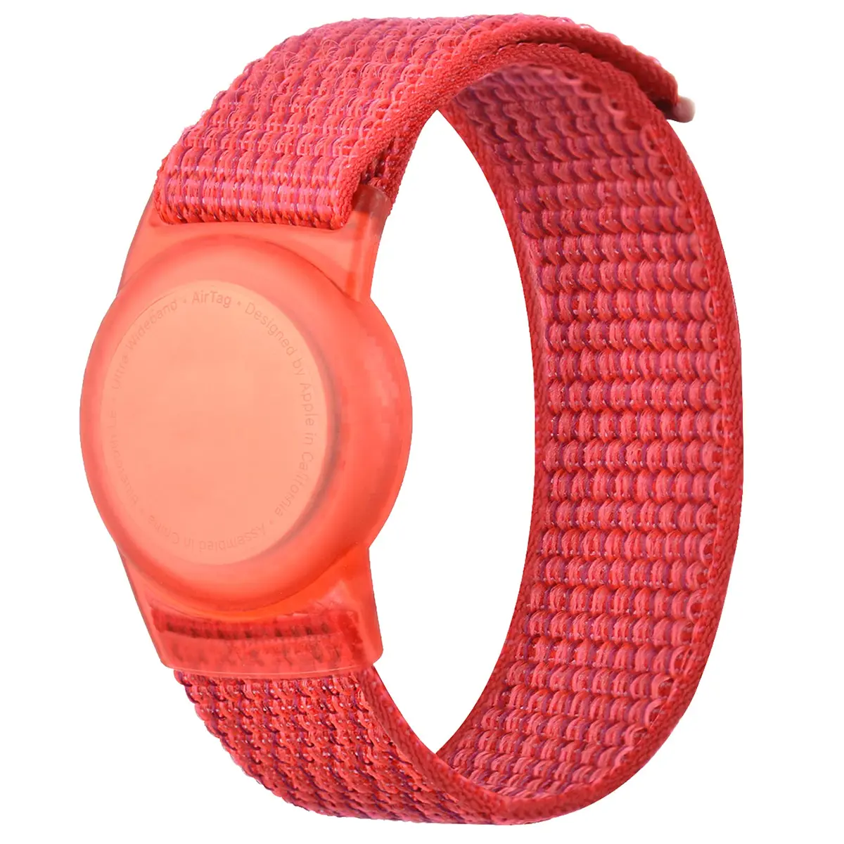 Qonuiy Kids Wristband Compatible with Apple AirTag 18cm | Adjustable Nylon GPS Tracker Band - main product image