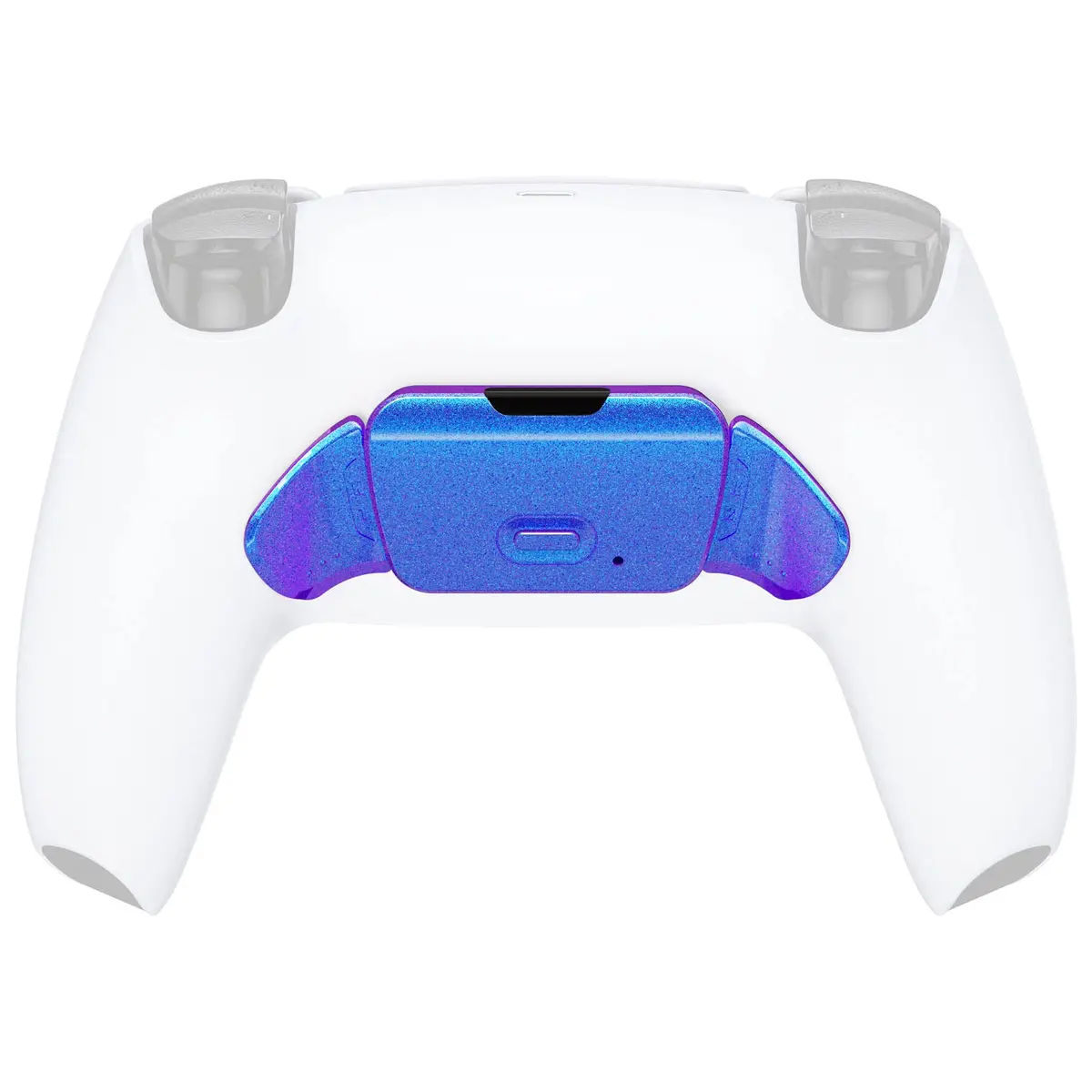 eXtremeRate Chameleon Purple Blue Replacement Back Button Housing for PS5 Controller RISE Remap Kit | Compatible with RISE Remap Kit - main product image
