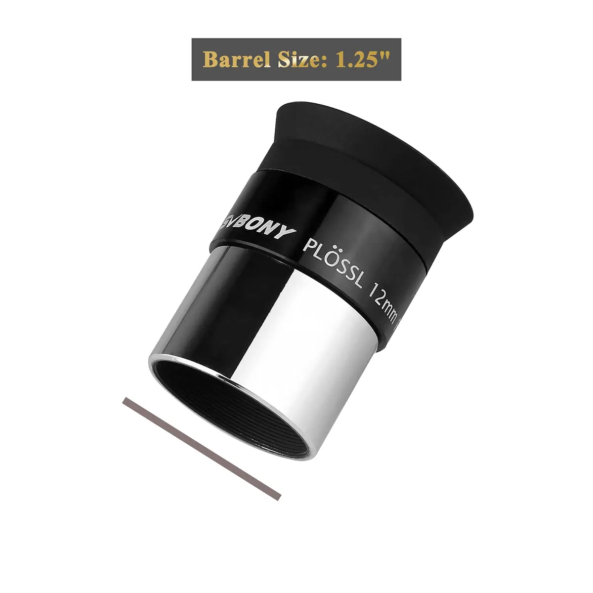 SVBONY SV131 Plossl Eyepiece 12mm (0.47 inch) 48° FOV FMC Coating | Telescope Accessory for Nebulae, Star Clusters, Moon - view 2