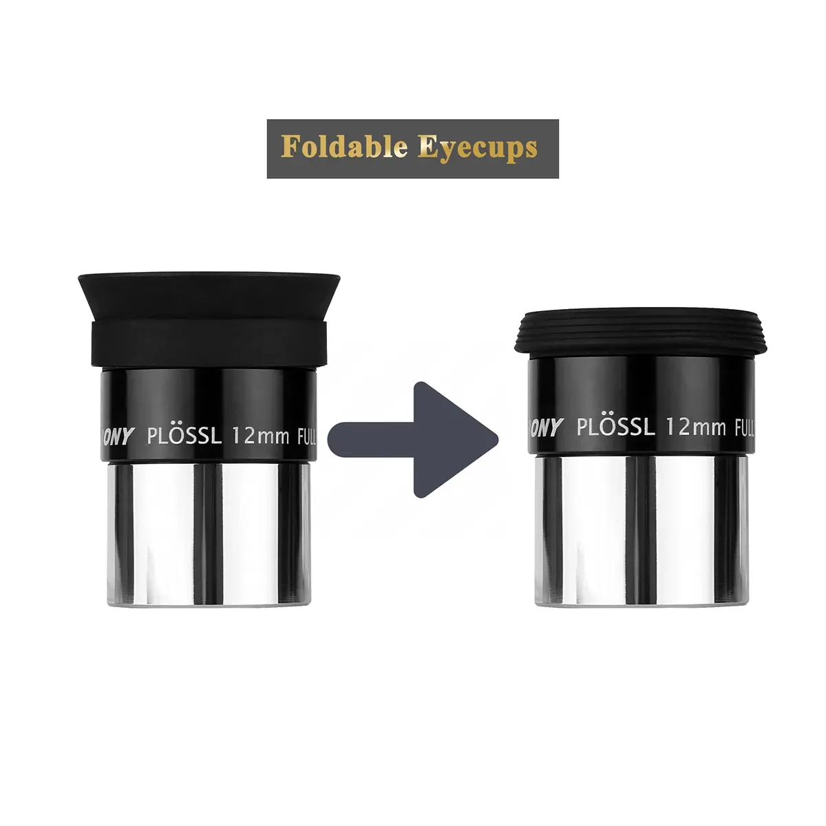 SVBONY SV131 Plossl Eyepiece 12mm (0.47 inch) 48° FOV FMC Coating | Telescope Accessory for Nebulae, Star Clusters, Moon - view 4