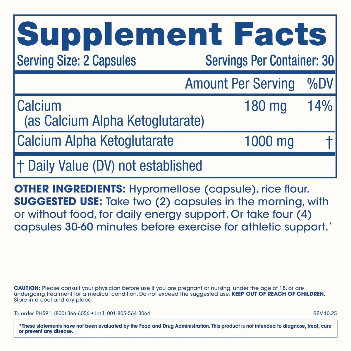 ProHealth Ca AKG Supplement 1000 mg | Supports Bone & Mitochondrial Health - view 6