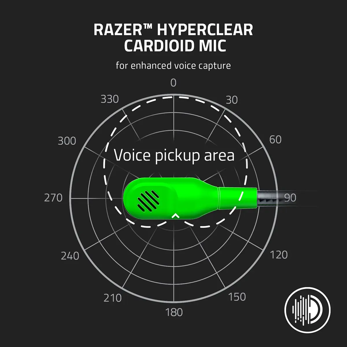 Razer BlackShark V2 X Gaming Headset, 3.5mm Jack, Green | 50mm Drivers, Noise Isolation, Lightweight Comfort - view 4