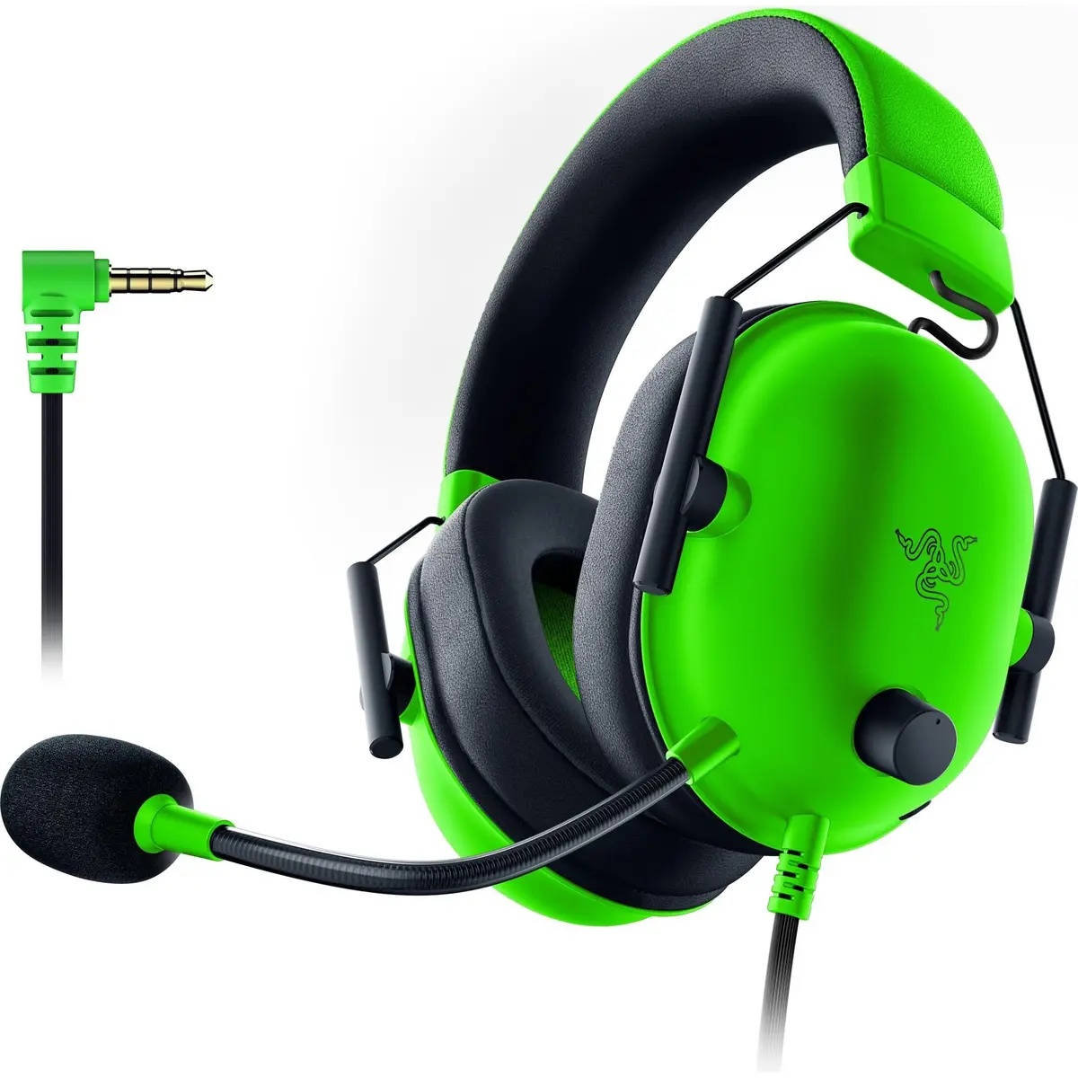 Razer BlackShark V2 X Gaming Headset, 3.5mm Jack, Green | 50mm Drivers, Noise Isolation, Lightweight Comfort - main product image