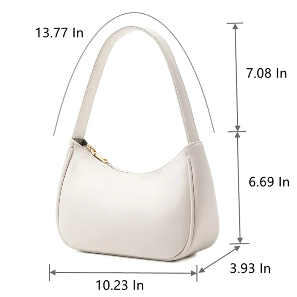 CYHTWSDJ Cute Hobo Tote Handbag Mini Clutch Purse with Zipper Closure, 25.9 cm (10.2") x 17 cm (6.7") x 9.9 cm (3.9") | Stylish Vegan Leather Shoulder Bag for Women - view 4