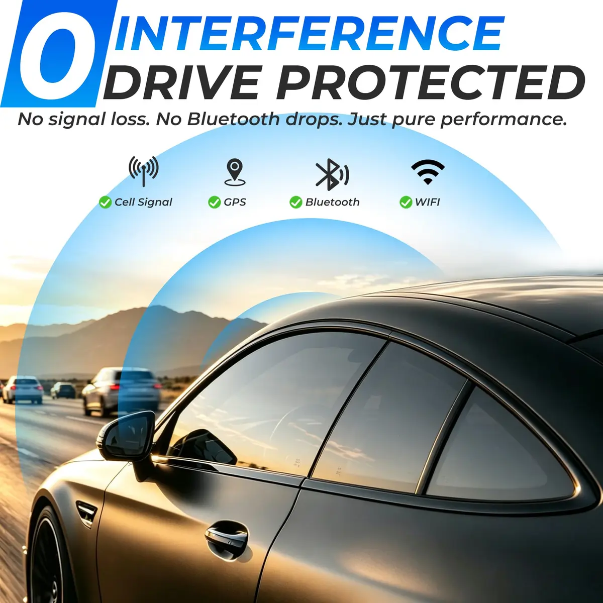 TOYOCO Nano Ceramic Car Window Tint Film Roll 5% VLT 61cm x 4.57m (24 in x 15 ft) | Heat Rejection & UV Protection - view 5
