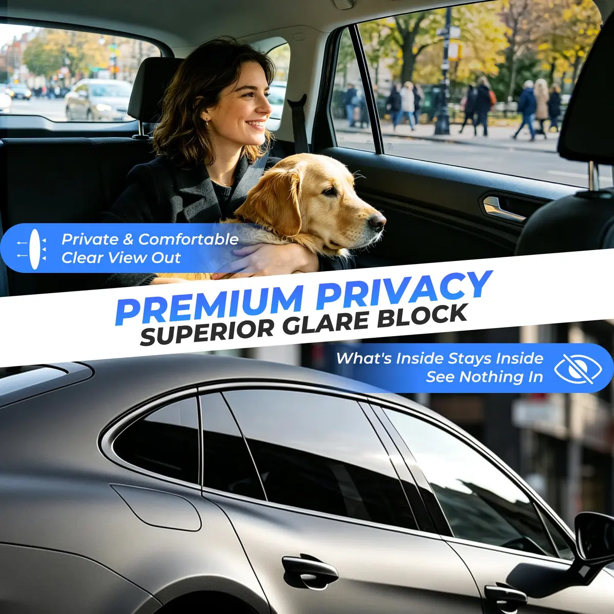 TOYOCO Nano Ceramic Car Window Tint Film Roll 5% VLT 61cm x 4.57m (24 in x 15 ft) | Heat Rejection & UV Protection - view 7