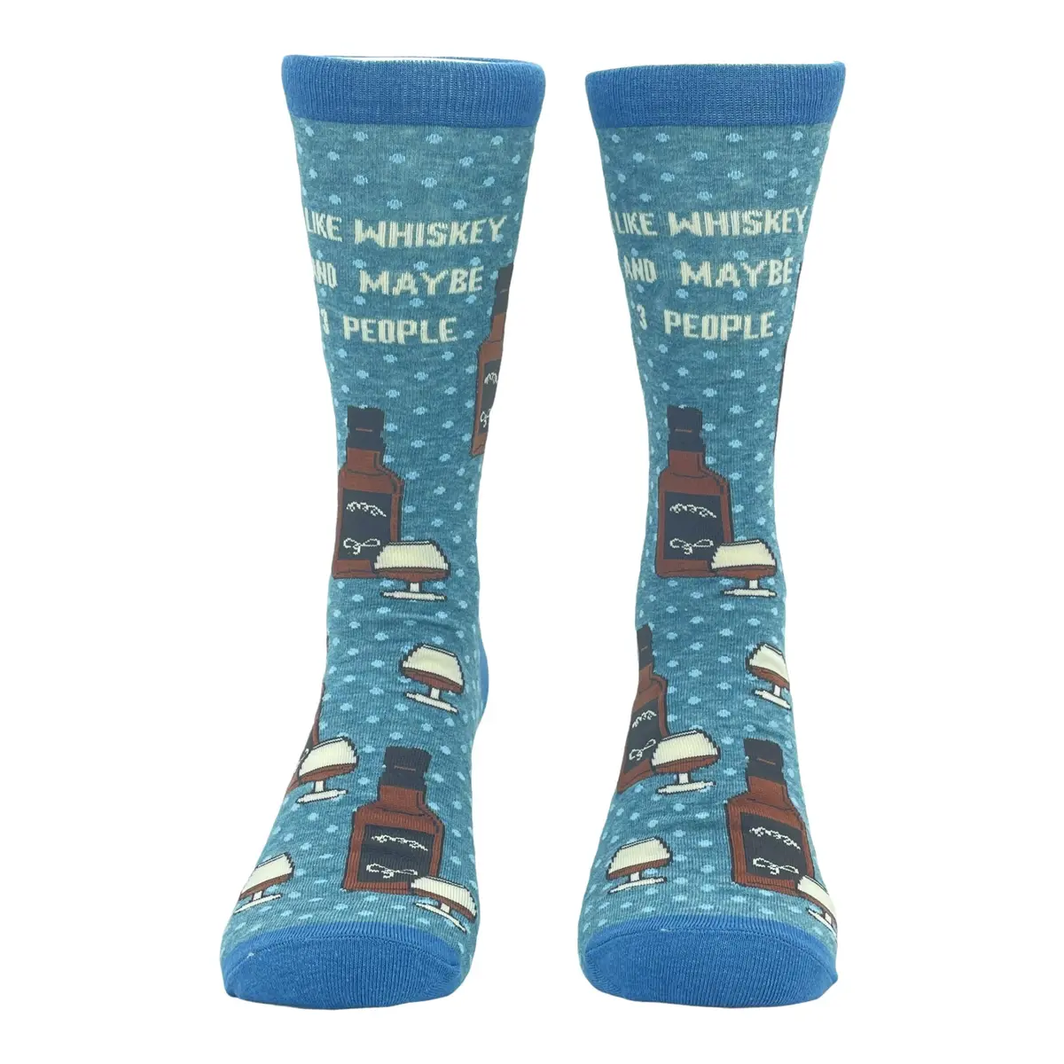 Crazy Dog T-Shirts Men's Whiskey & 3 People Funny Socks | One Size Fits Most - view 4