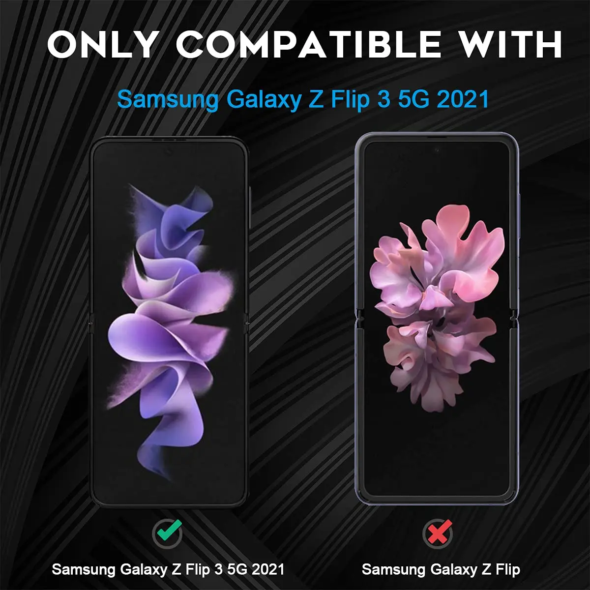 Orzero TPU Screen Protector for Samsung Galaxy Z Flip 3 5G | Anti-Scratch, HD Bubble-Free (6.7-inch) - view 3