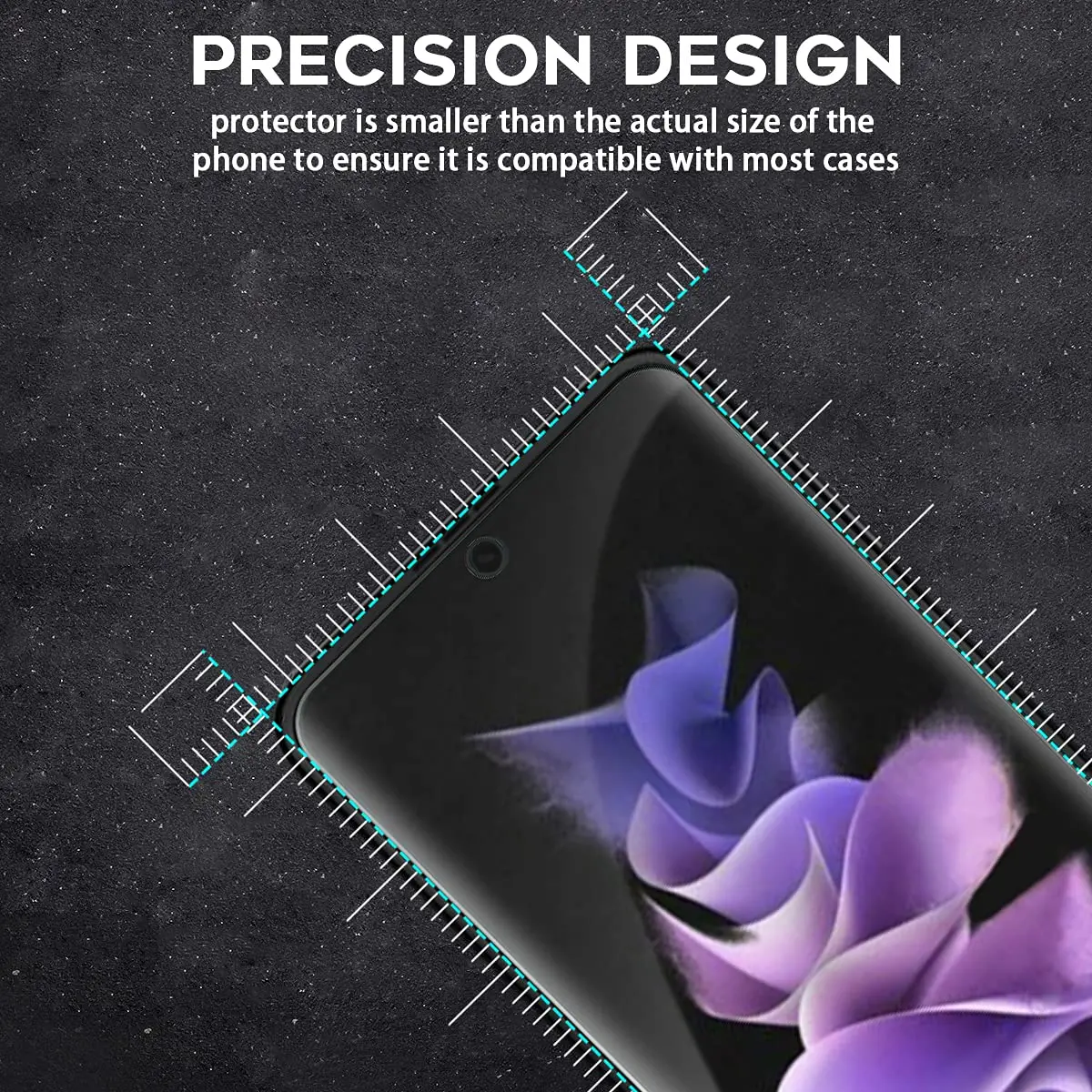 Orzero 3 Sets 12 Packs TPU Screen Protector for Samsung Galaxy Z Flip 3 5G | Anti-Scratch High Definition Bubble-Free - view 8