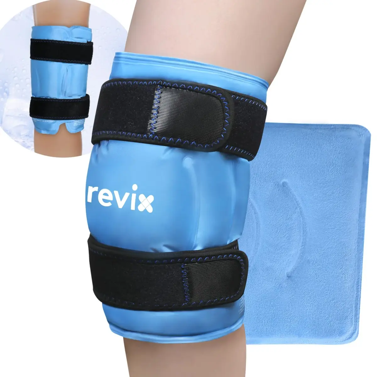 REVIX Extra Large Knee Ice Pack Wrap 19" | Cold Compress for Post-Workout Fatigue & Discomfort - main product image