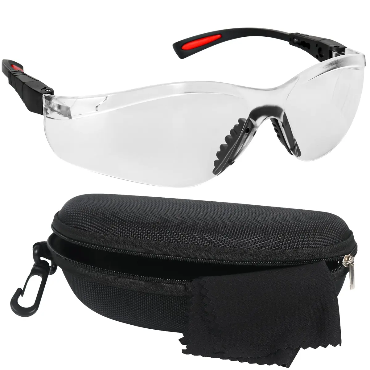LaneTop AntiFog Shooting Glasses ANSI Z87.1 Certified Clear Lens | Impact Resistant Polycarbonate - view 8