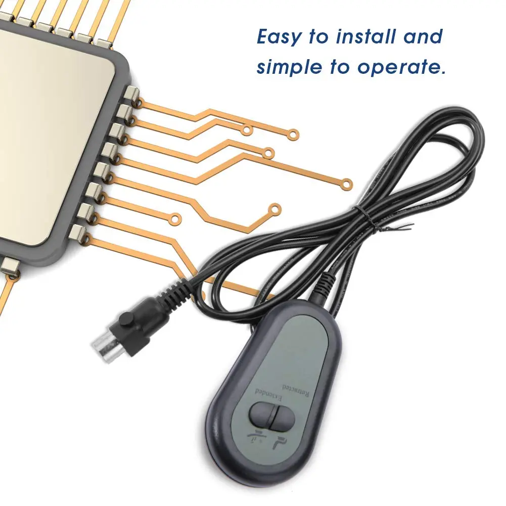 Tyenaza Recliner Chair Control 2-Button Remote with 5-Pin Connector, 1.5m (5ft) Cable | Universal Fit for Power Lift Sofas - view 5
