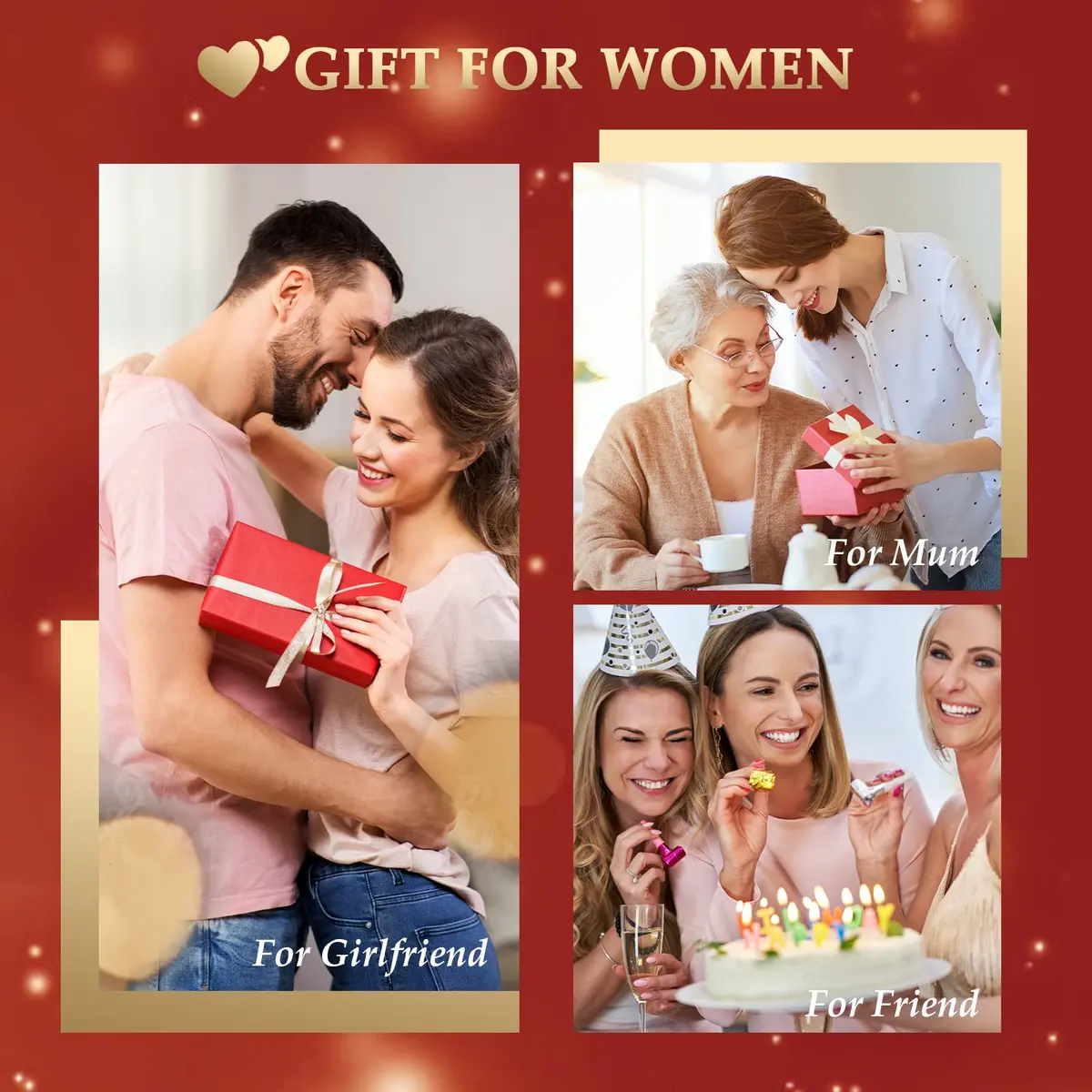 HEGUD Preserved Real Rose with Necklace | Eternal Flowers for Mom & Women - view 9