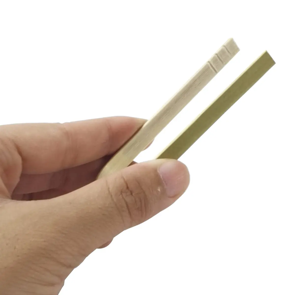 ROYHOO 100 Pack Bamboo Tongs Mini Bamboo Tongs for Kitchen, 10cm, Green | Disposable, Food-Grade Bamboo Utensils - view 4