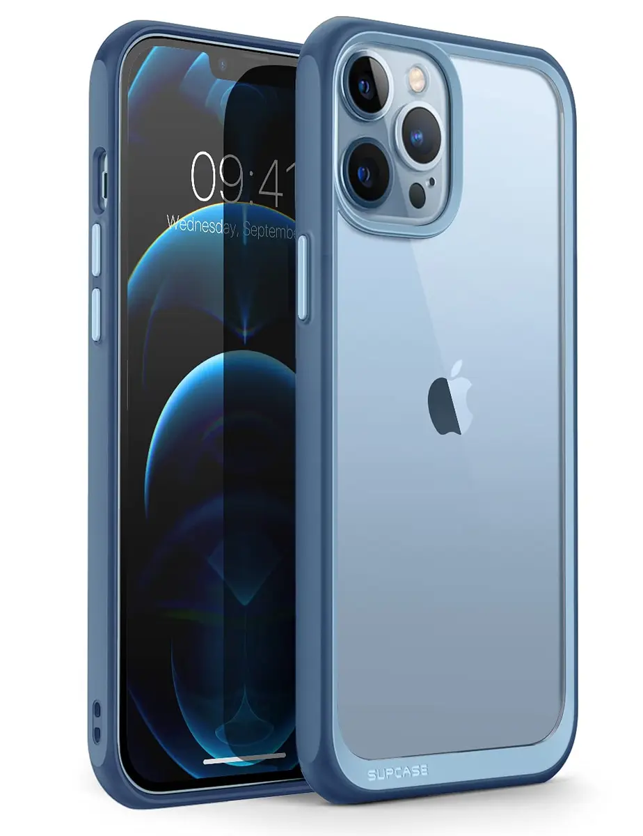 SUPCASE iPhone 13 Pro Max Case, Military-Grade Protection, Azure | Slim, Shock-Absorbent & Wireless Compatible - main product image