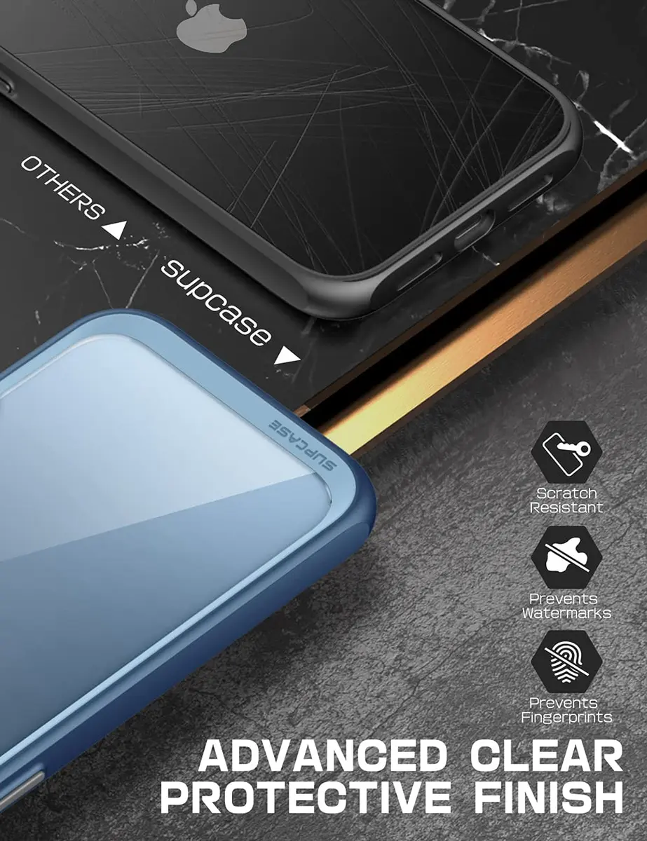 SUPCASE iPhone 13 Pro Max Case, Military-Grade Protection, Azure | Slim, Shock-Absorbent & Wireless Compatible - view 6