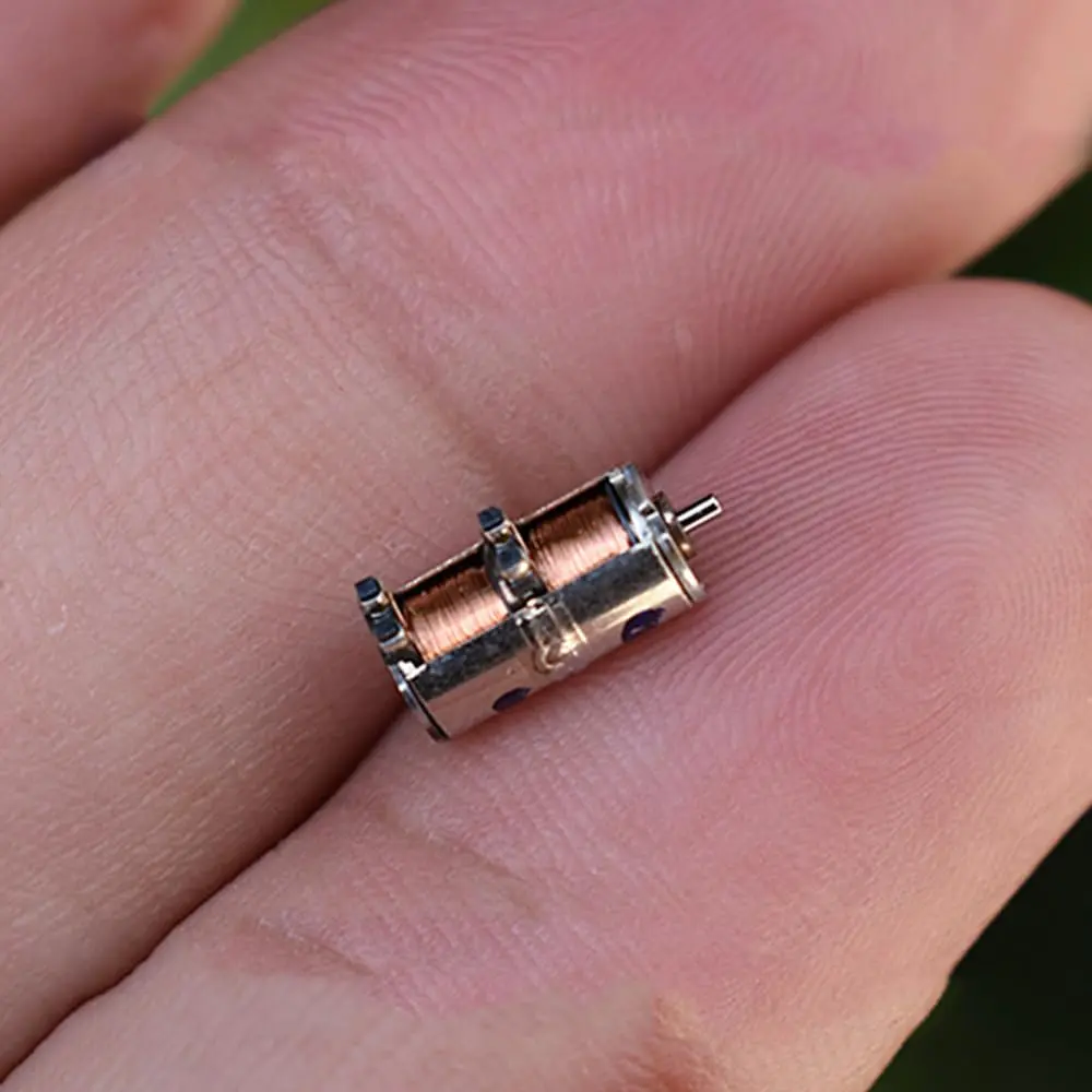 Acxico 10Pcs DC 5V 2-Phase 4-Wire Micro Mini Ultra-Tiny 4 mm Precision Stepper Motor DIY | 4.3mm Diameter, 8.4mm Height, 10g - view 4