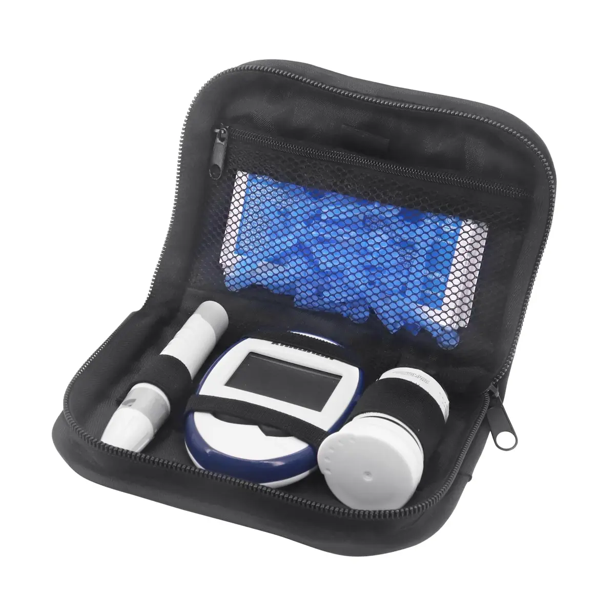 Hooshion Diabetes Travel Case, Compact Glucose Monitor Organizer, Blood Glucose Storage Bag, Diabetic Supplies, Lightweight & Durable - main product image
