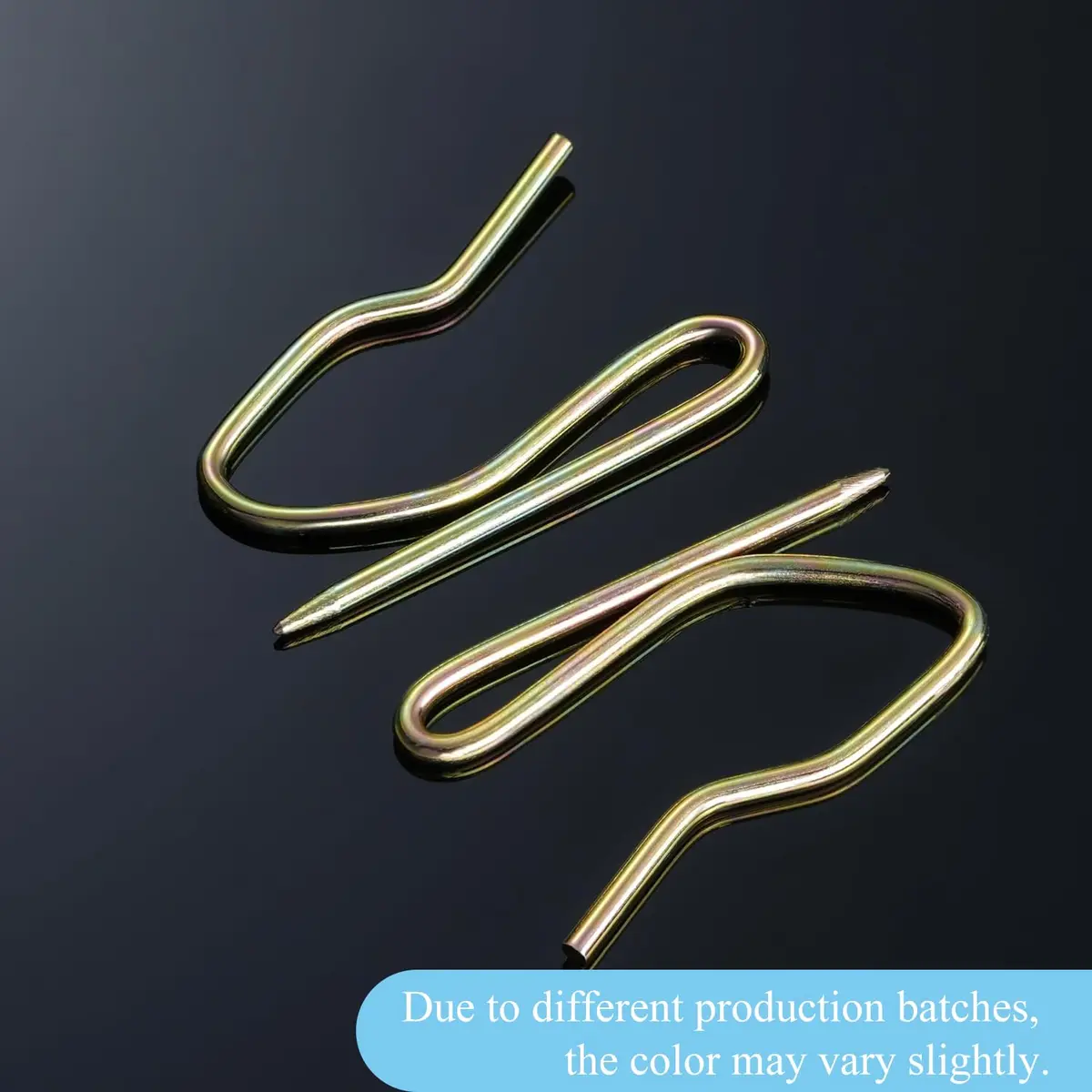 Sopito 58Pcs Metal Curtain Hooks with Sharp Pins, 3.1cm (1.2") Height, Bronze | Tool-Free Installation for Pinch-Pleat Curtains - view 5