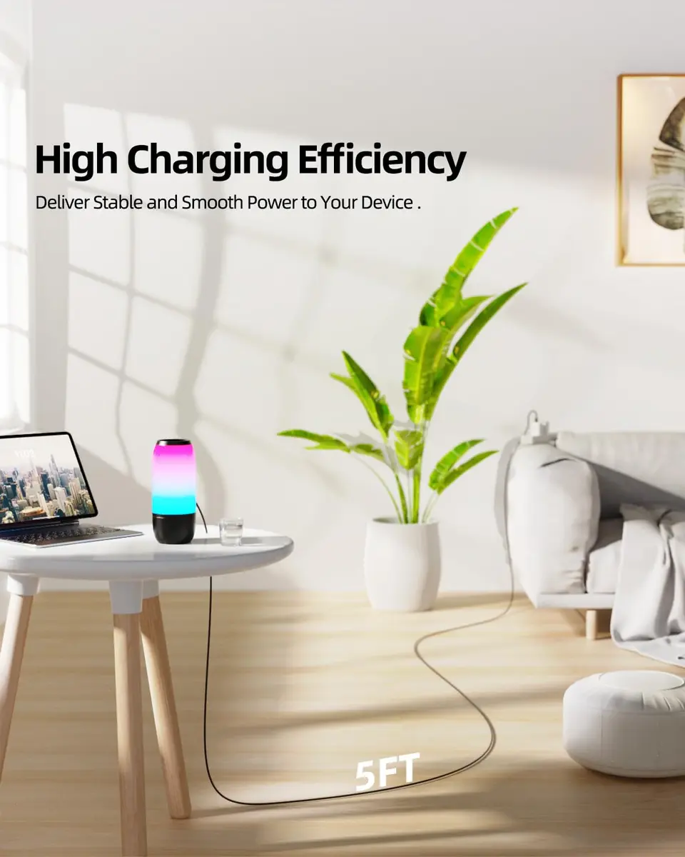Dexpt USB-C Charging Cable 1.5m (5ft) for JBL Speakers & Headphones | Fast & Reliable Power - view 8