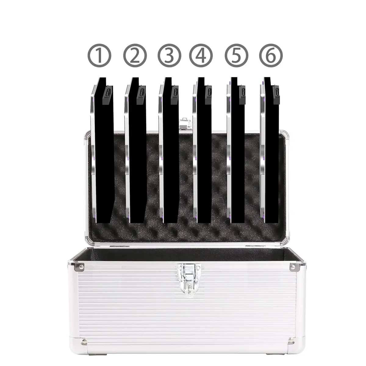 GLOTRENDS B10 10-slot Storage Box for 3.5 Inch HDD | Water Resistant & Portable - view 3