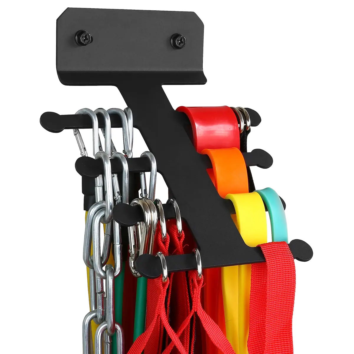 Lovind Resistance Band Rack Storage Hanger | 8kg Capacity, 24cm L x 20.5cm W x 4cm H - main product image