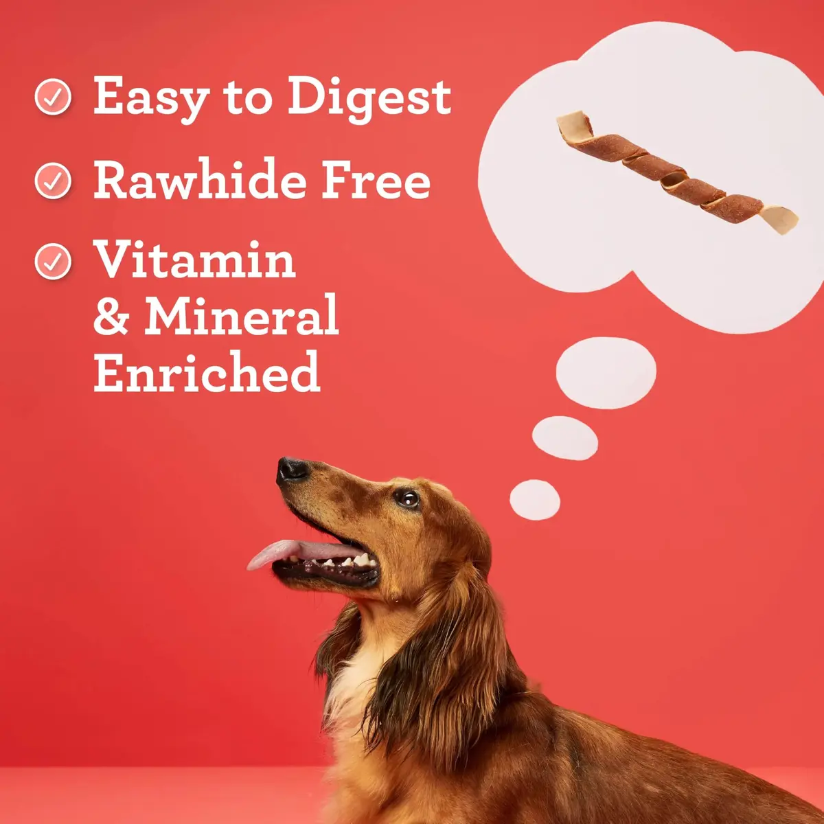 DreamBone Spirals Variety Pack Dog Treats 7.3oz | Rawhide-Free, Supports Skin & Coat - view 4