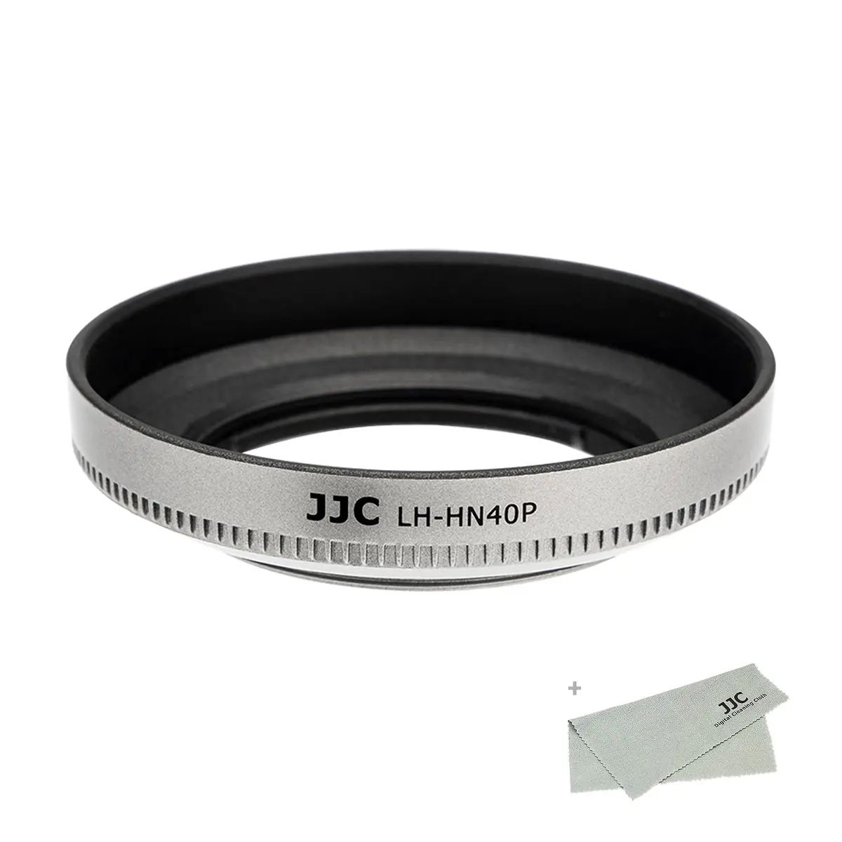 JJC Silver Camera Lens Hood for Nikon NIKKOR Z DX 16-50mm f/3.5-6.3 VR | Replaces HN-40, Compatible w 46mm Cap & Filter - main product image
