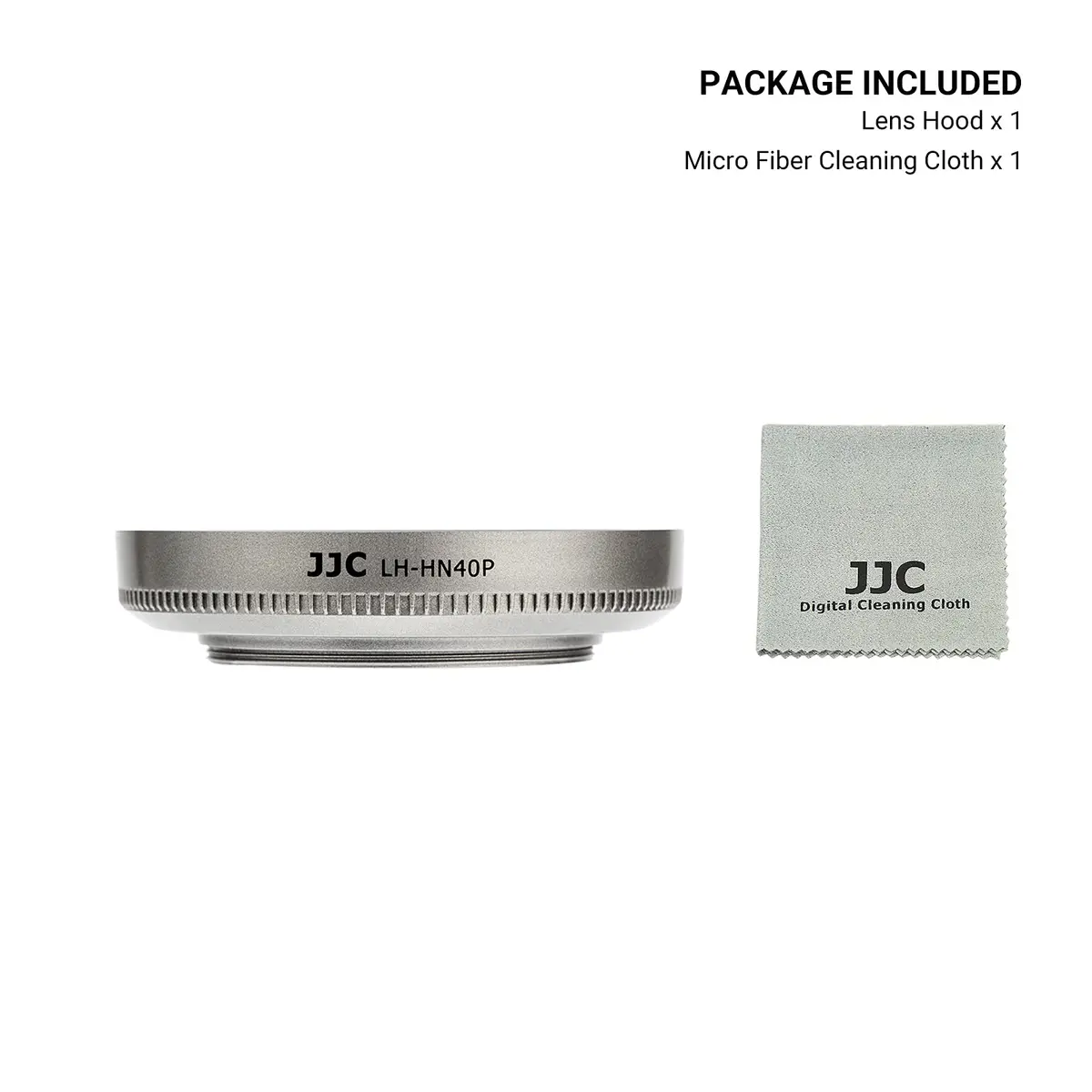 JJC Silver Camera Lens Hood for Nikon NIKKOR Z DX 16-50mm f/3.5-6.3 VR | Replaces HN-40, Compatible w 46mm Cap & Filter - view 6