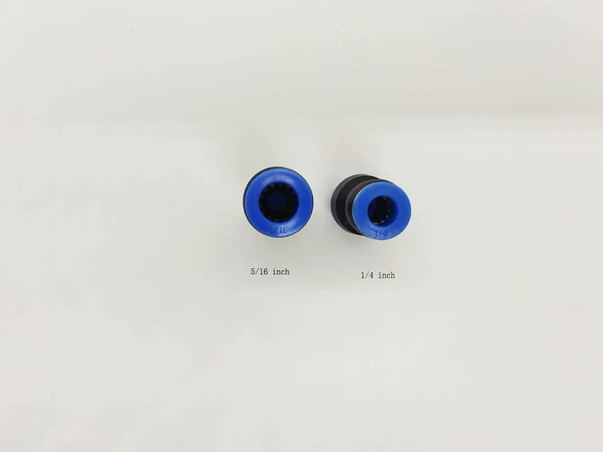 ROZESAZZ Pneumatic Quick Connector 5/16" OD x 1/4" OD Straight Reducer Union (Pack of 10) | Connects Different Tube Sizes - view 2