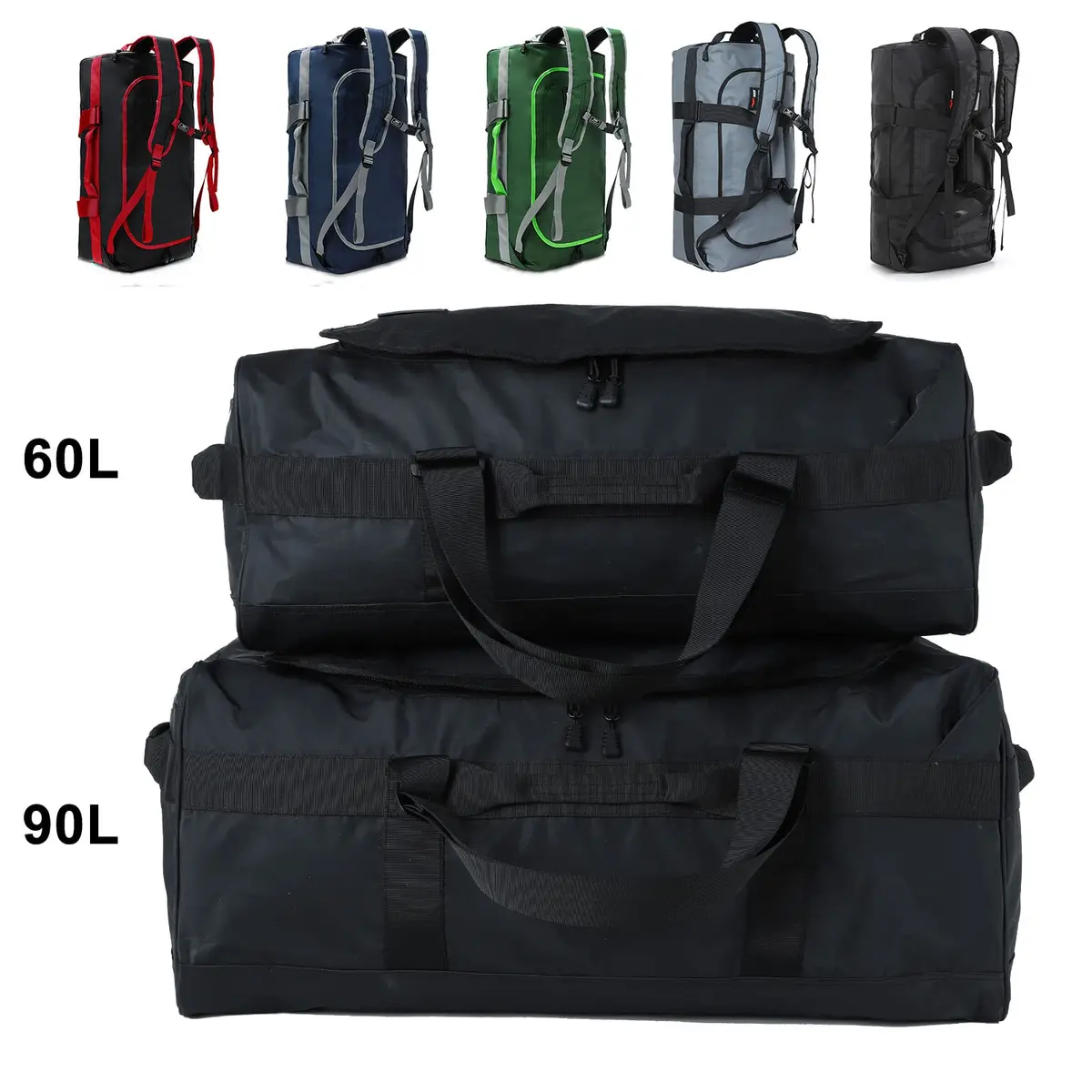 MIER Water Resistant Heavy Duty Duffle Bag 90L | Versatile Travel & Gym Companion - view 7