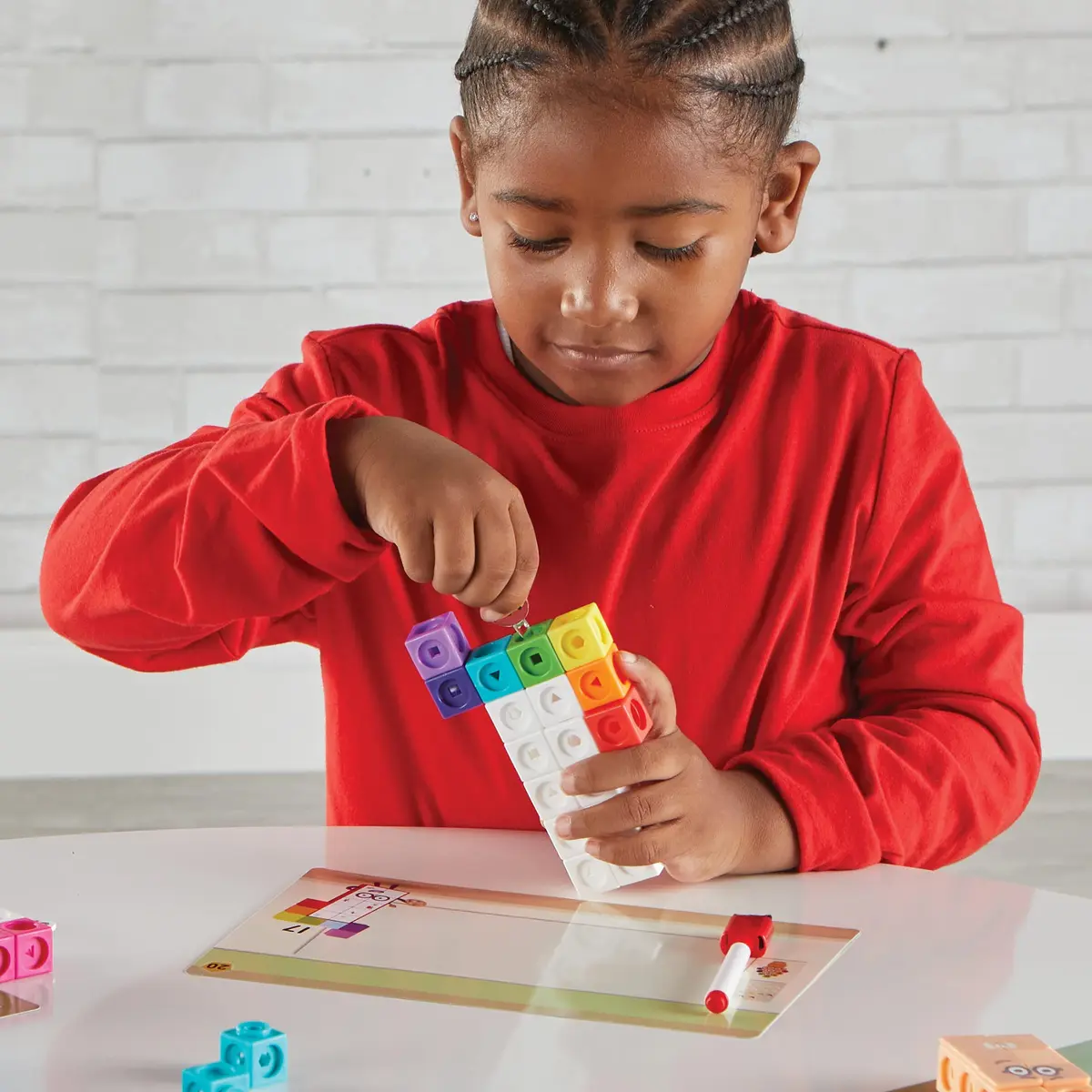hand2mind MathLink Cubes Numberblocks 11-20 Activity Set | 290 Pieces, Ages 3+ - view 4