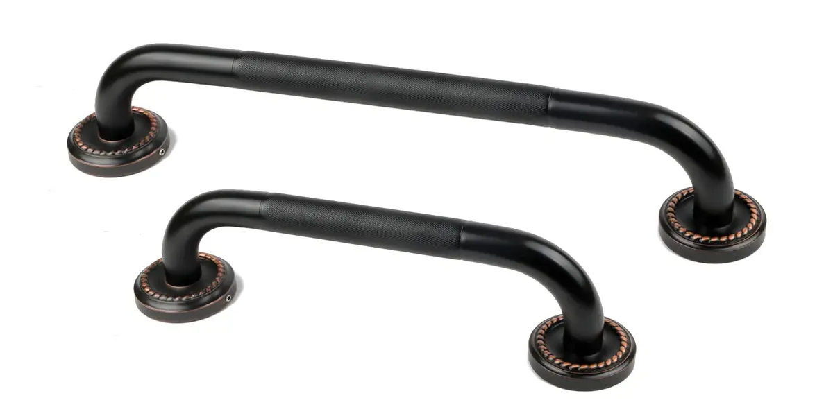 ZUEXT 20 Inch Oil Rubbed Black Bronze Shower Grab Bar | Anti Slip, 500 lbs Support - view 9