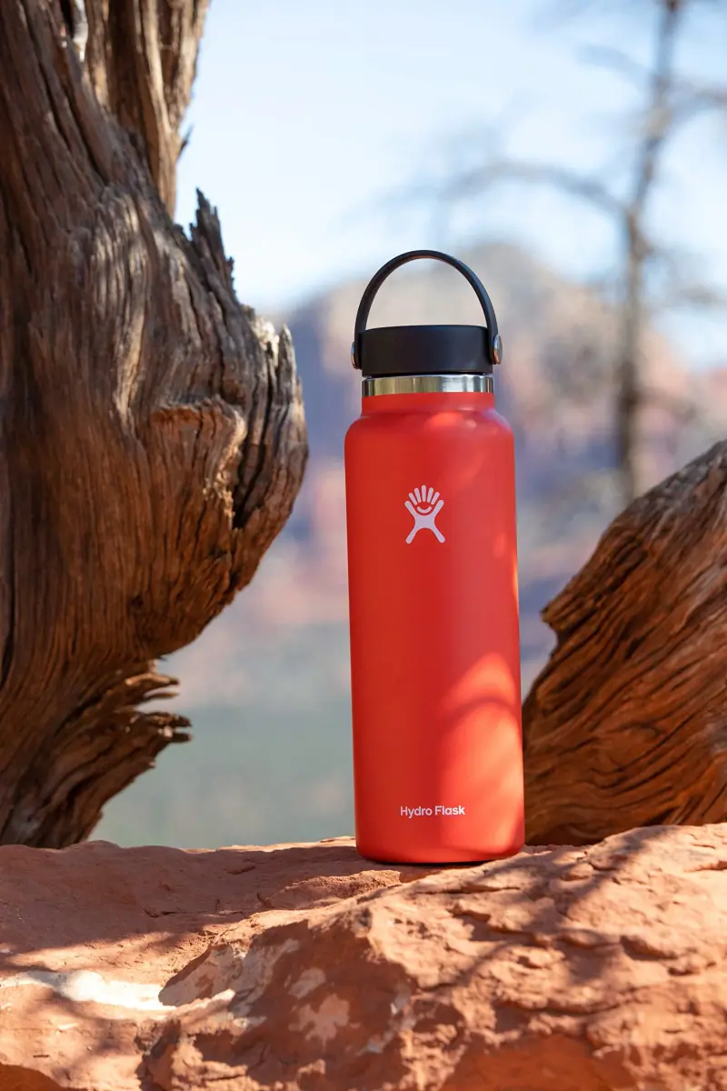 Hydro Flask Wide Mouth Bottle with Flex Cap 40 oz (1183ml / 1.26lb) | Keeps Cold 24 Hrs, Hot 12 Hrs - view 2