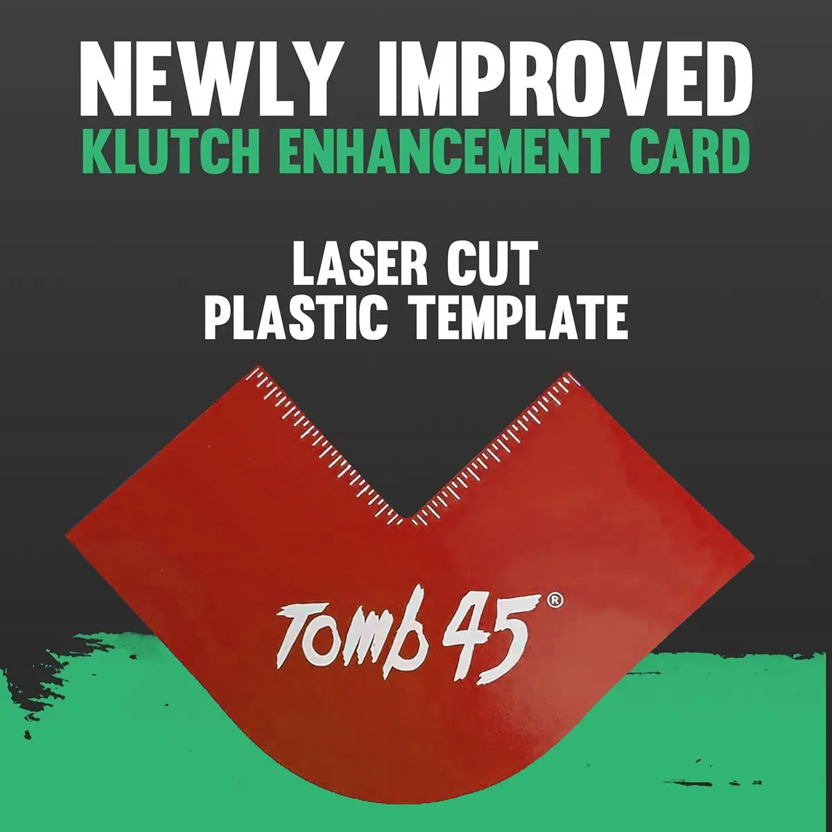 Tomb45 Color Enhancement Klutch Card Red | Laser-Cut Plastic Template for Precise Lineups & Color Application - view 6