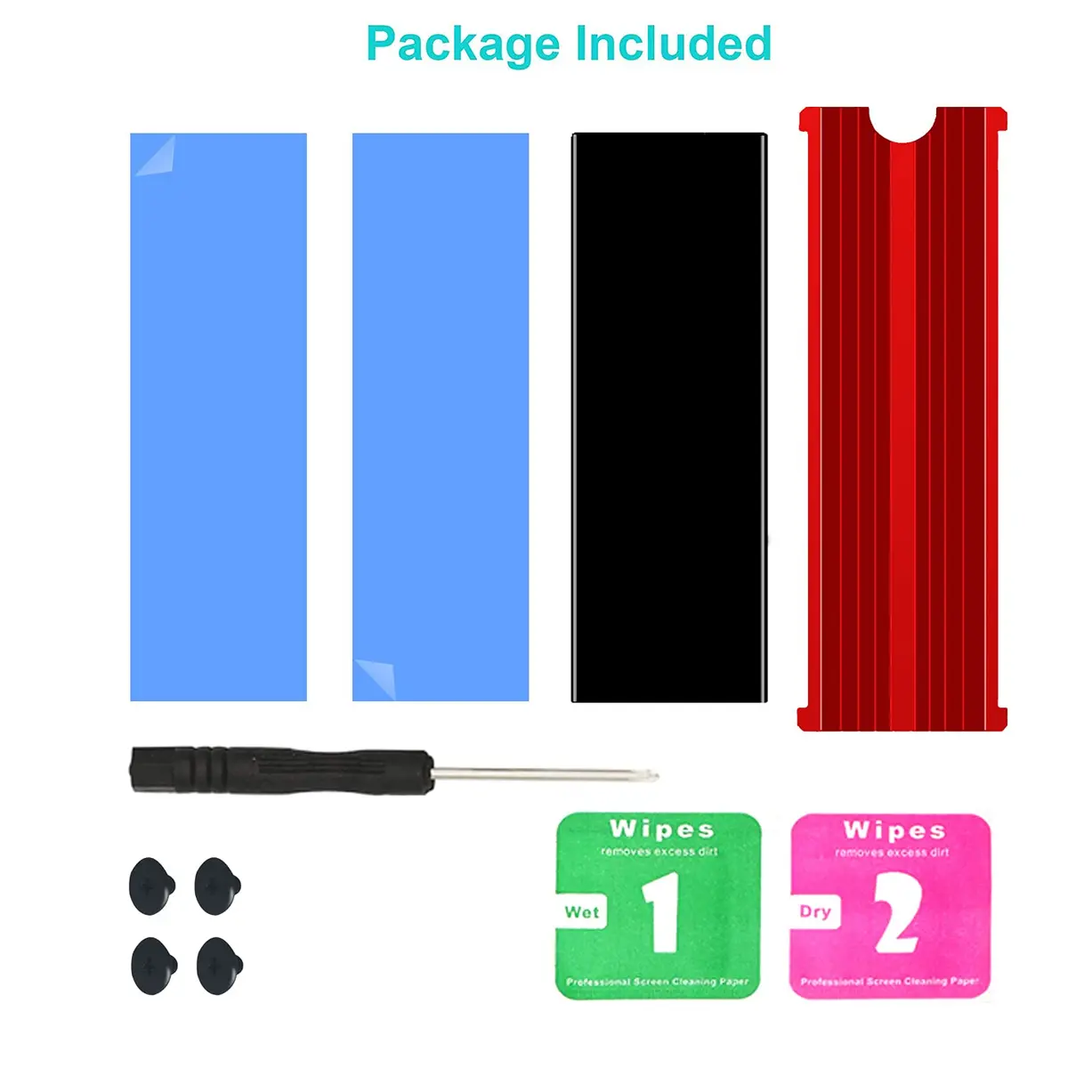 SGTKJSJS M.2 Heatsink Cooler 2280 SSD Double-Sided Heat Sink with Thermal Silicone Pad for PS5/PC NVME M.2 SSD (Red) | 76.2mm x 24.13mm x 10.16mm - view 6