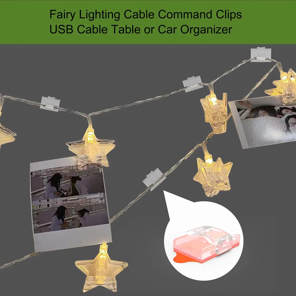 ATB- LED Strip Light Mounting Brackets 100 Pack | Dual Installation for 8-10mm Width Strips - view 5