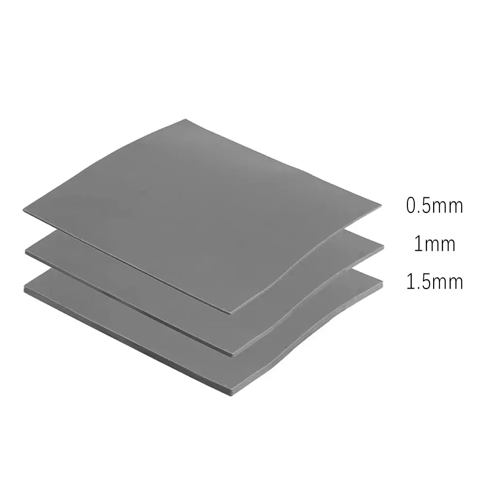 OwlTree 3 Pack Thermal Pads 100x100mm (0.5mm, 1mm, 1.5mm) | 12.8W/mK High Conductivity - view 2