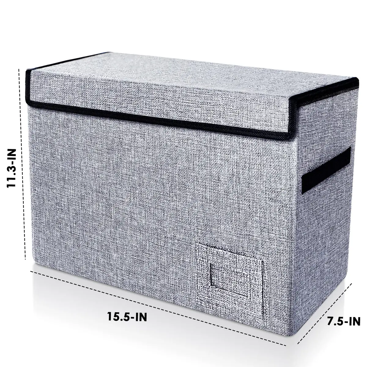 Leffis Comic Book Storage Box 15.5" x 7.5" x 11.3" | Heavy Duty Comic Bin for 150 Comics - view 5