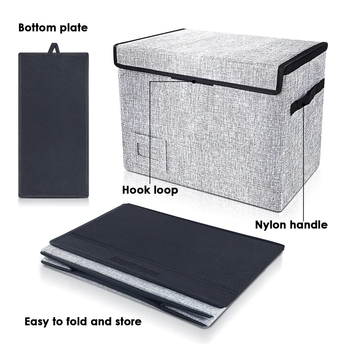 Leffis Comic Book Storage Box 15.5" x 7.5" x 11.3" | Heavy Duty Comic Bin for 150 Comics - view 4