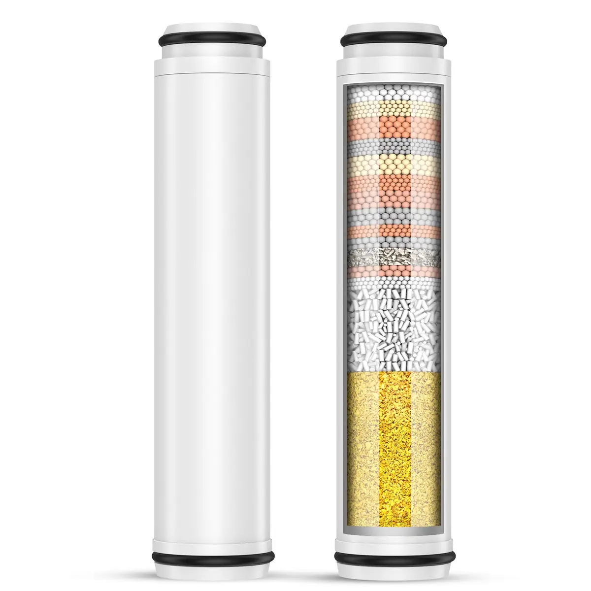FEELSO Shower Filter for Handheld Shower Head | 2 PCS Replacement Filters for Hard Water & Chlorine - main product image