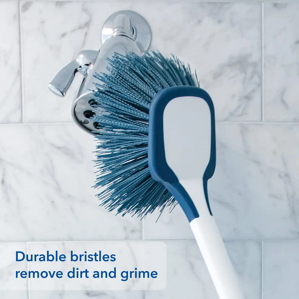 Unger EZ Reach Shower Tub and Tile Scrub Brush 1 Count | Non-Scratch Bathroom Cleaning Tool - view 3