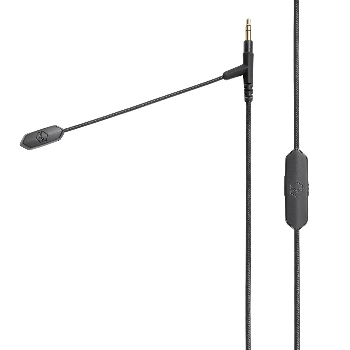 V-MODA BoomPro X Microphone for PC Gaming & Communication | Wired 3.5mm Jack, 2m Cable | Black - main product image
