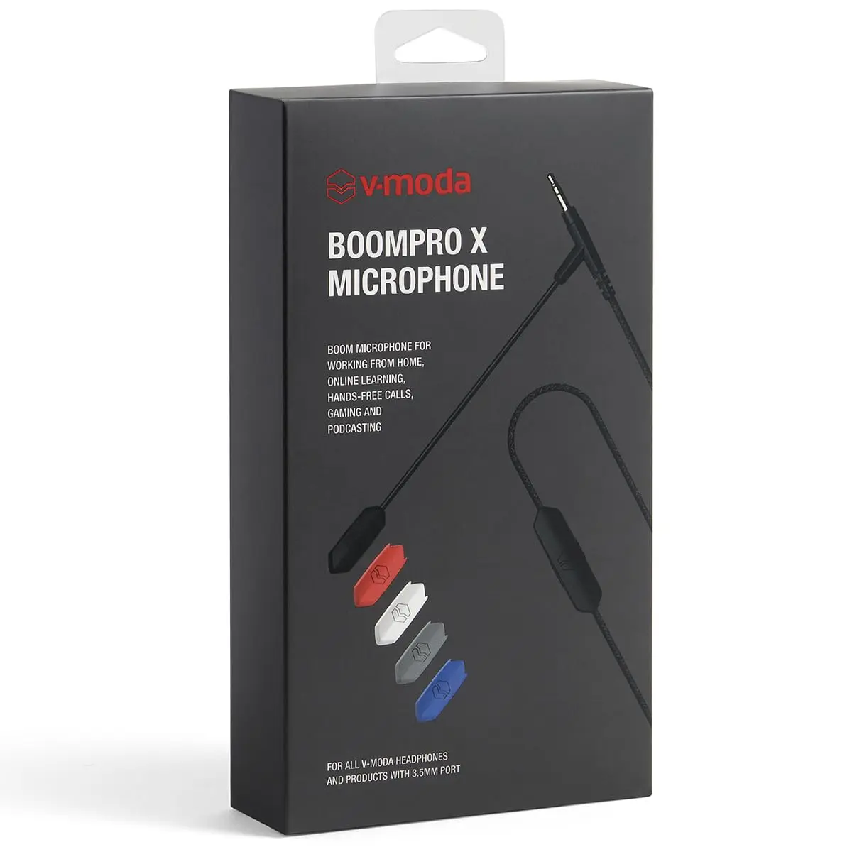 V-MODA BoomPro X Microphone for PC Gaming & Communication | Wired 3.5mm Jack, 2m Cable | Black - view 4