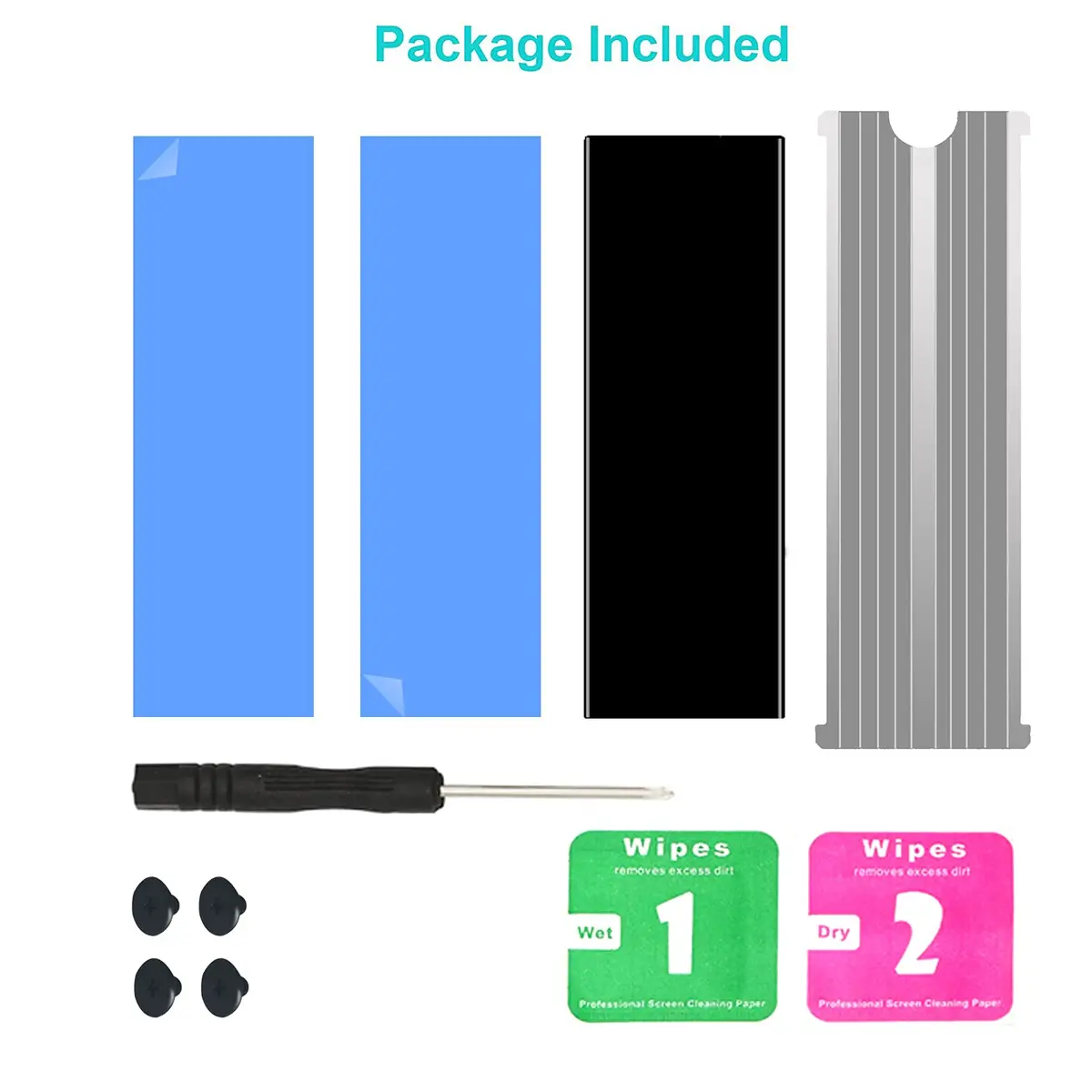 SGTKJSJS M.2 Heatsink Cooler 2280 SSD Double-Sided Heat Sink with Thermal Silicone Pad, 76mm (3") | Enhances PC Performance - view 6