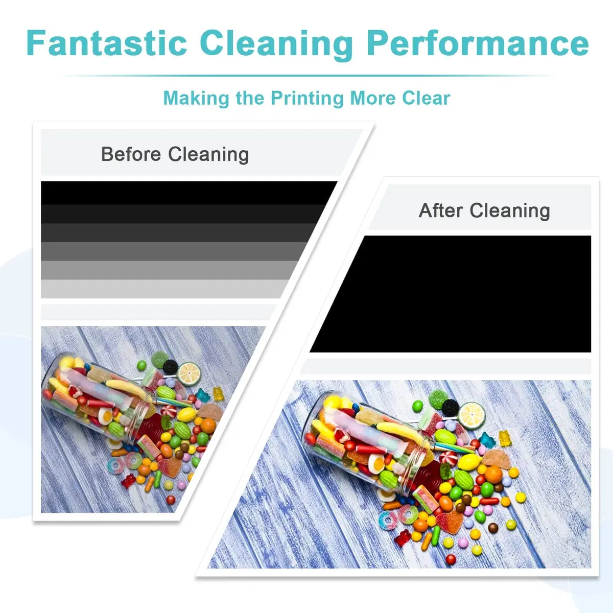 Absonic Inkjet Printer Cleaning Kit 100mL | Universal Printhead Nozzle Cleaner for Epson, HP, Canon - view 2