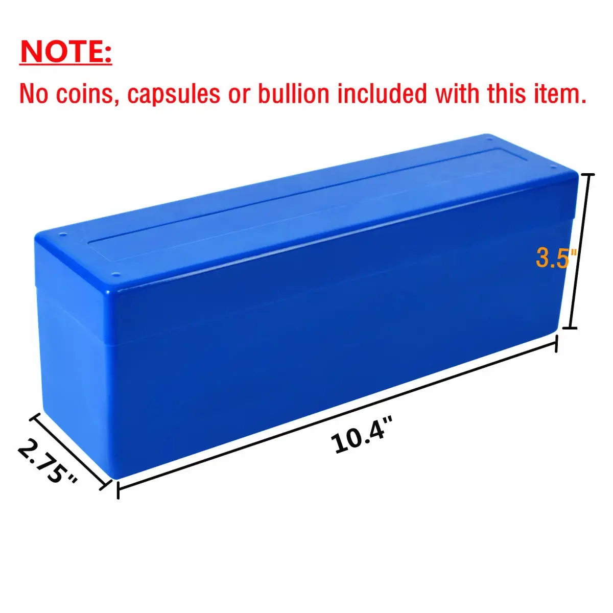 Ettonsun 20-Slot Coin Slab Storage Box 26.4cm (10.4") | Fits NGC, PCGS, PMG Slabs - view 2