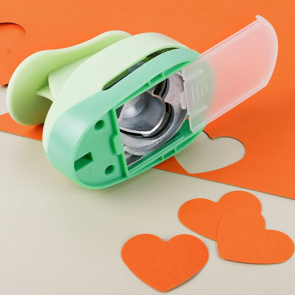 UCEC 2 Inch Heart Hole Punch | Heart Shape Craft Punch for Paper Crafts, Scrapbooking - view 8