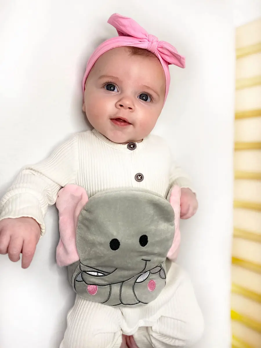 Bebon Baby Colic Gas and Upset Stomach Relief Belly Hugger 15.5 to 22 Inch | Gentle Compression & Soothing Heat for Newborns - view 8